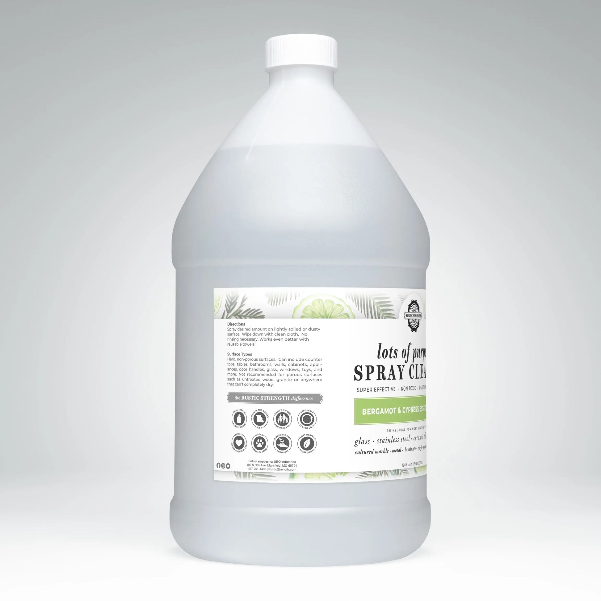 Lots of Purpose Spray Cleaner | Bergamot & Cypress Rustic Strength