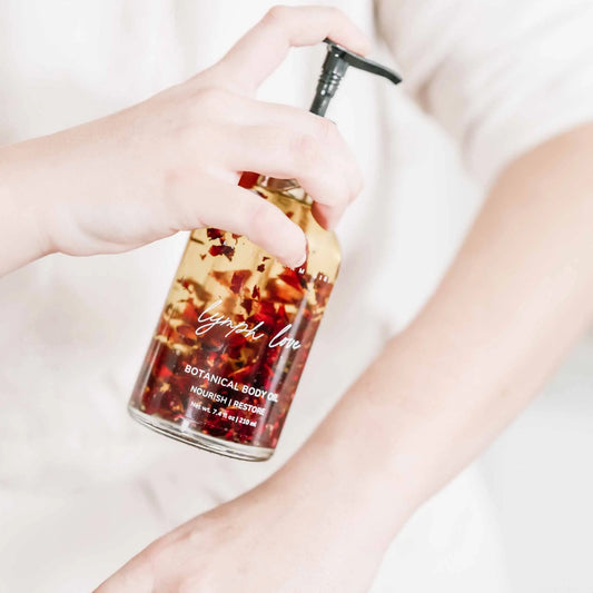 Lymph Love Natural Body Oil - Best for Lymphatic Massages Pretty farm girl