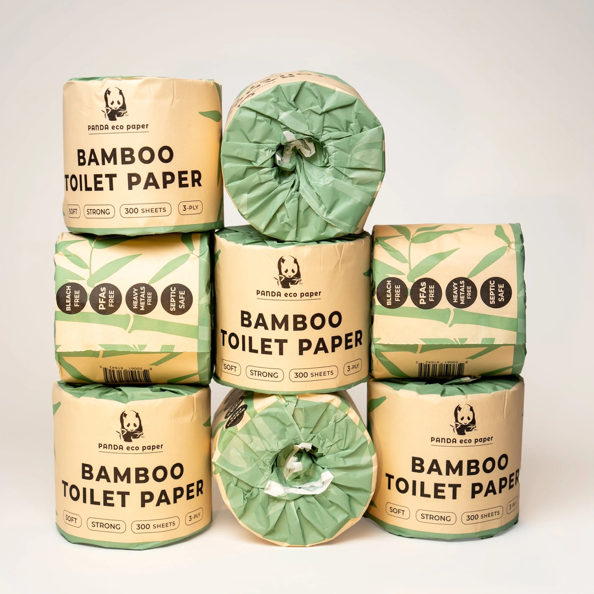 Panda Eco Paper | Bamboo Toilet Paper Rustic Strength