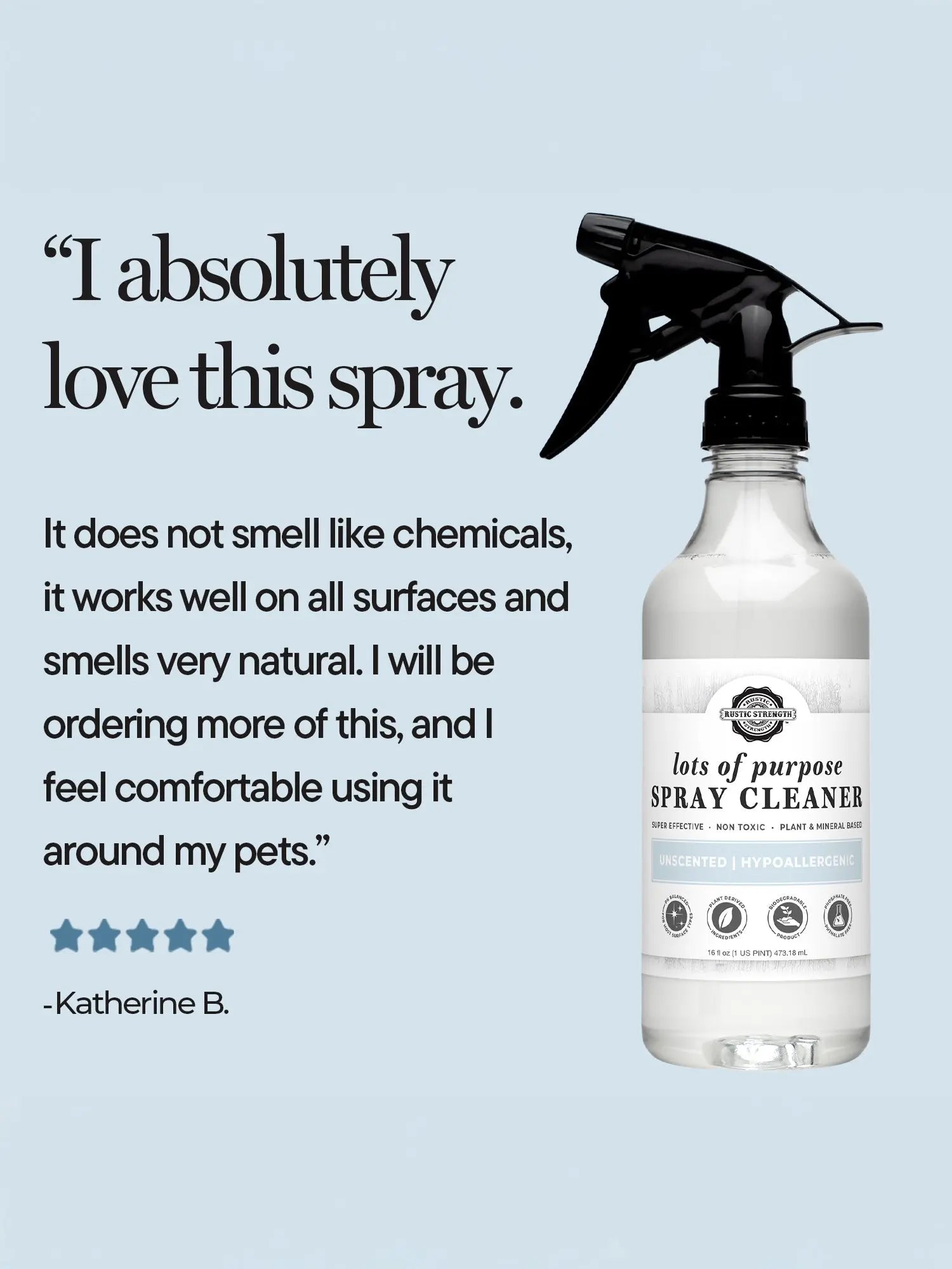 Lots of Purpose Spray Cleaner | Bergamot & Cypress Rustic Strength