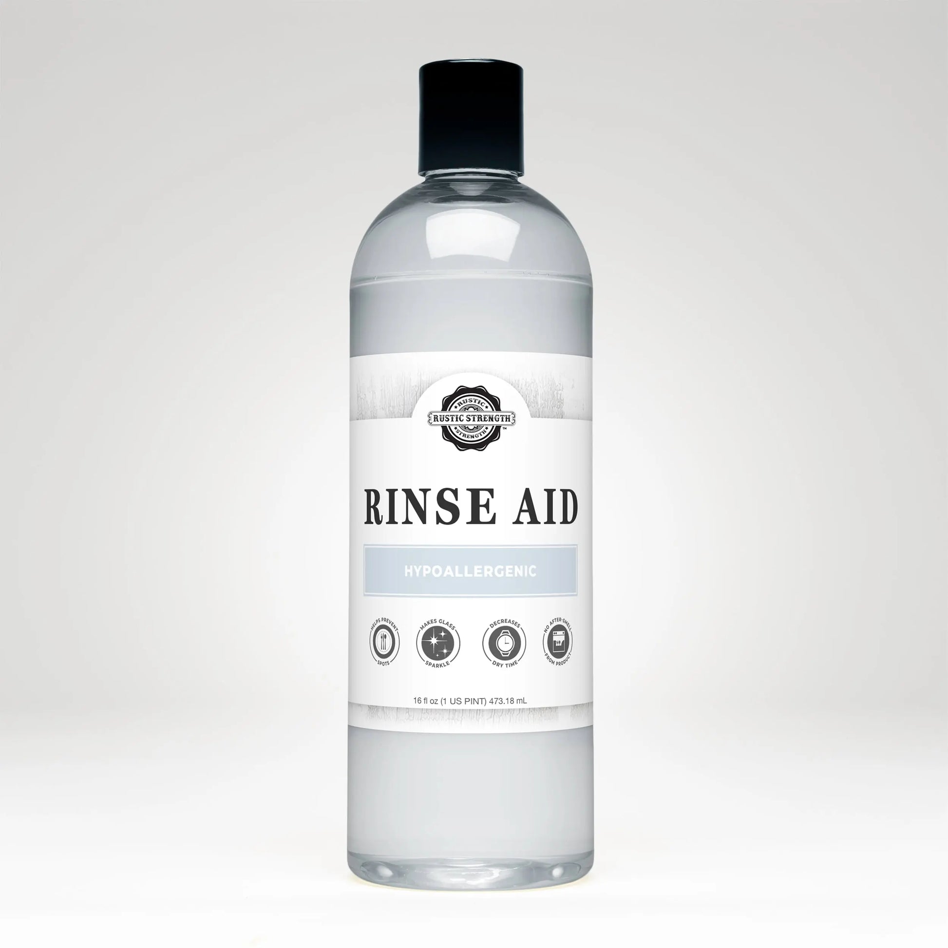 Rinse Aid for Automatic Dishwashers | Unscented Rustic Strength