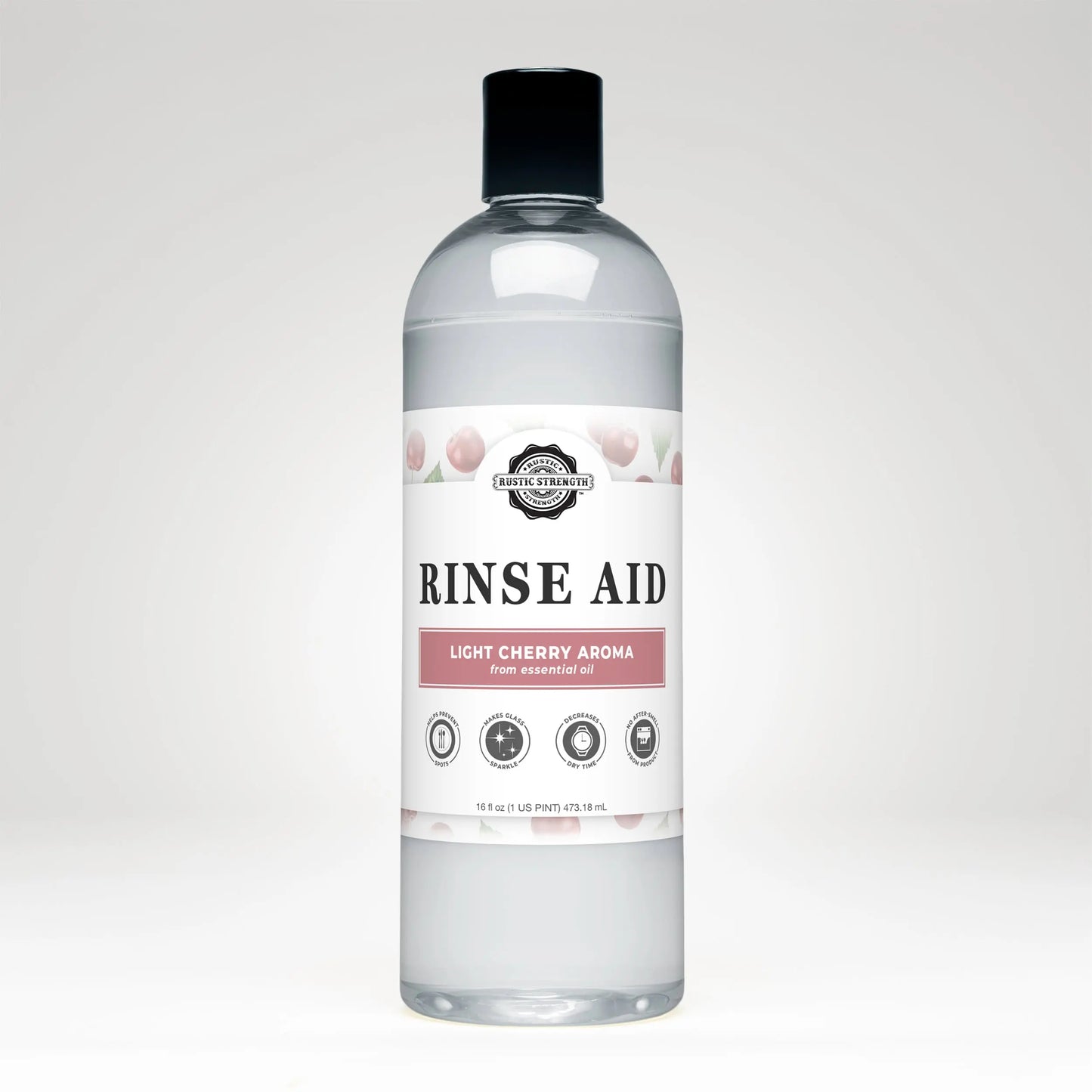 Rinse Aid for Automatic Dishwashers | Light Cherry Rustic Strength