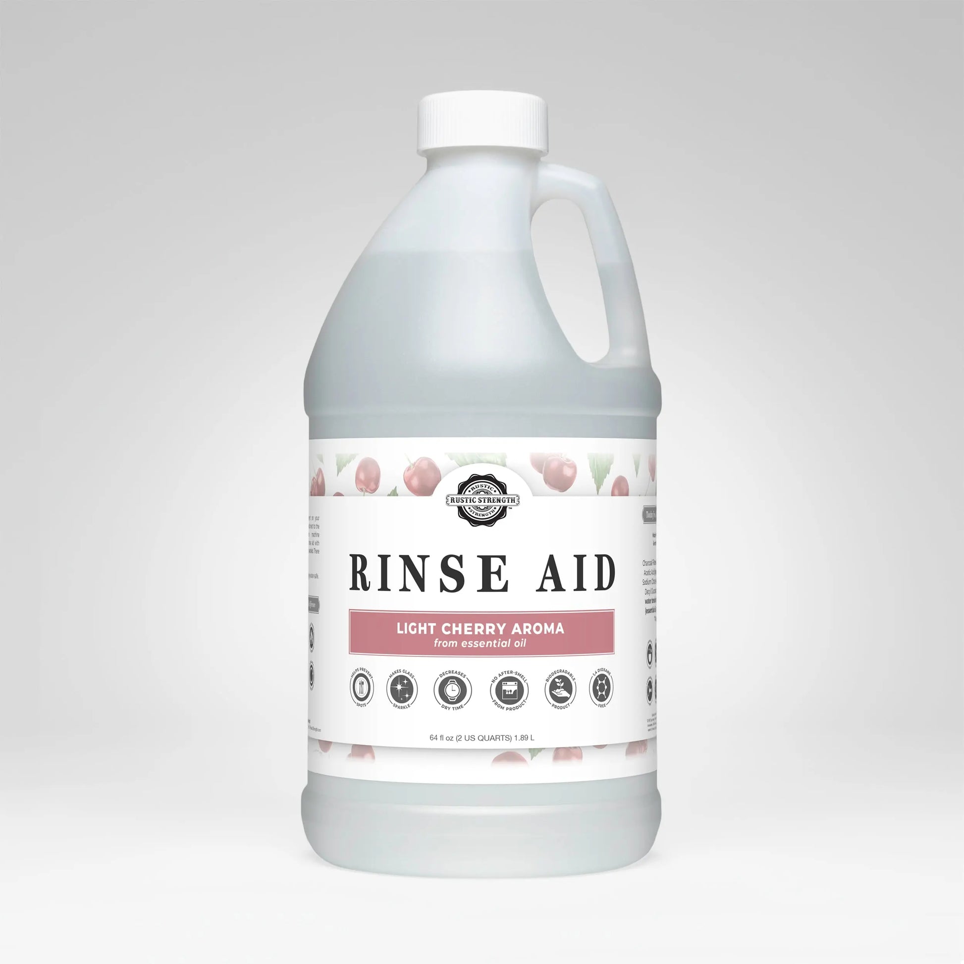 Rinse Aid for Automatic Dishwashers | Light Cherry Rustic Strength