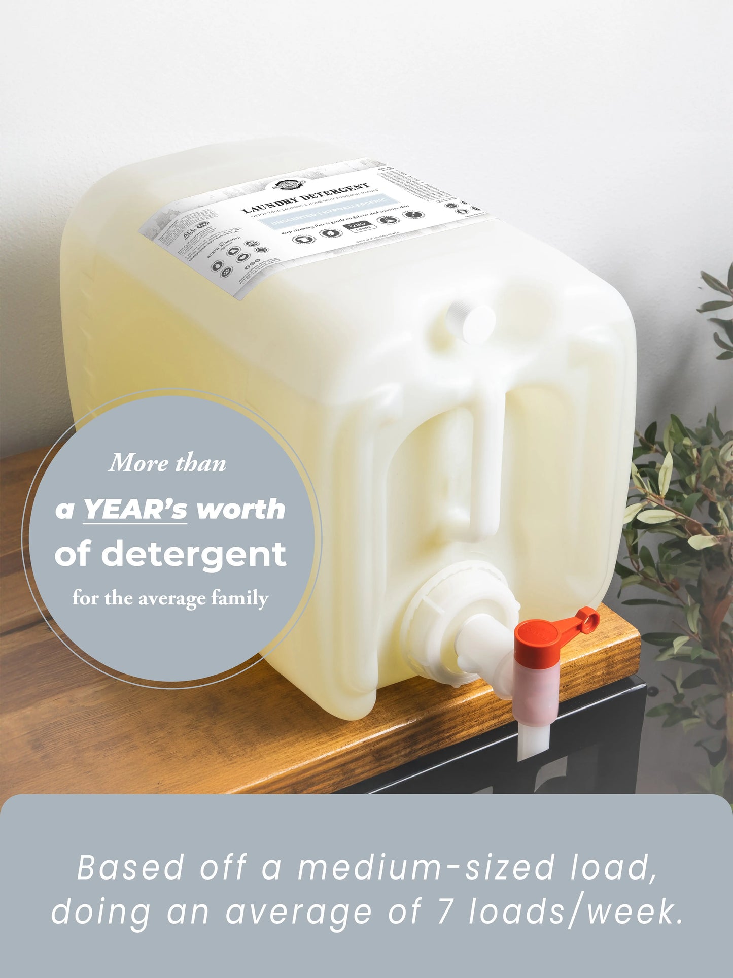 Laundry Detergent | Unscented Rustic Strength