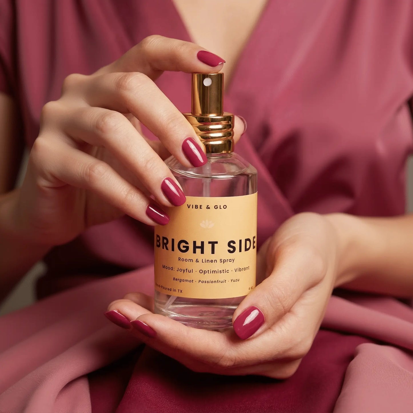 Bright Side - Bergamot & Yuzu Room Spray Vibe & Glo Candle Studio