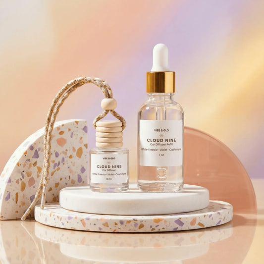 Car Diffuser + Refill Vibe & Glo Candle Studio