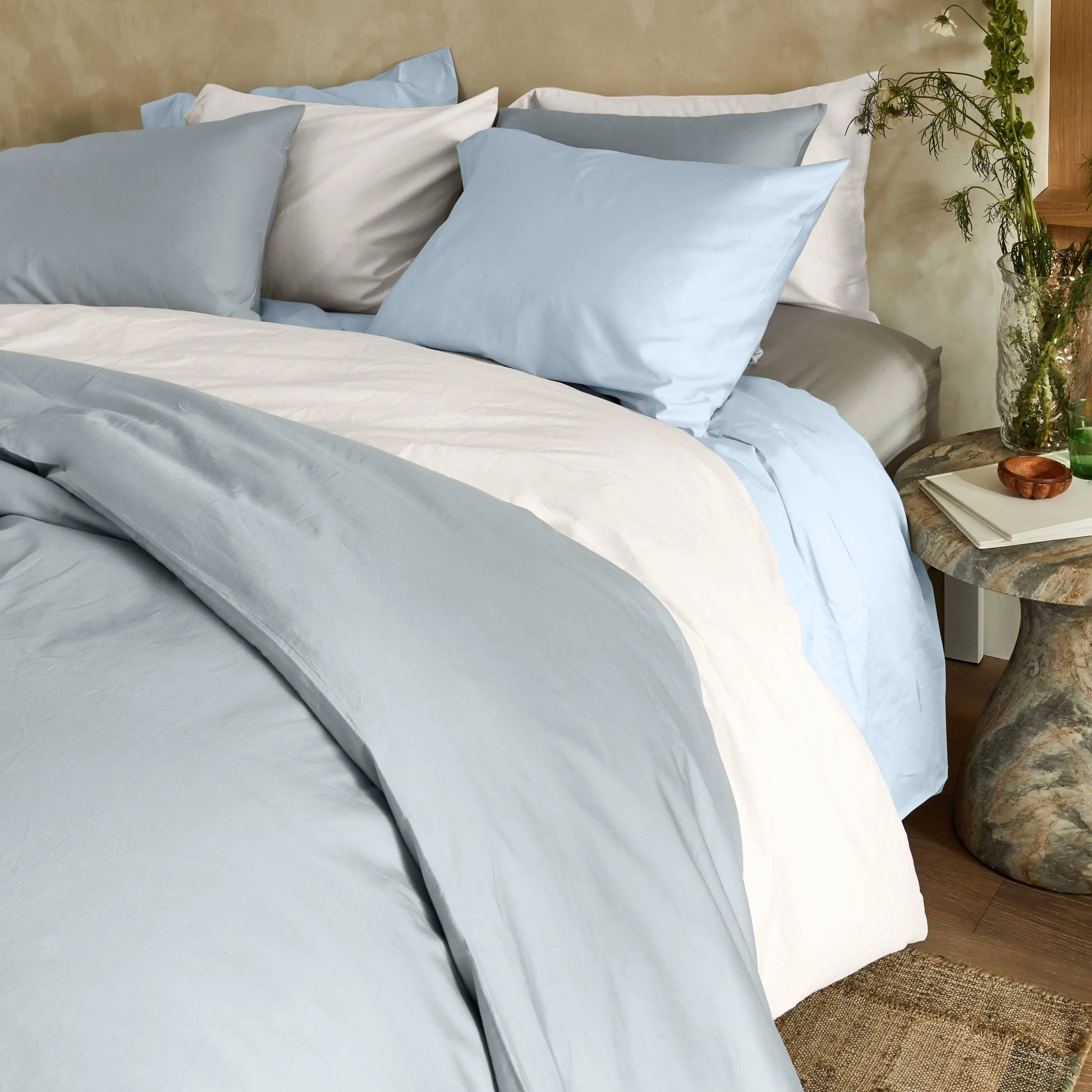 Luxe Australian Sateen Pillowcase Set Italic