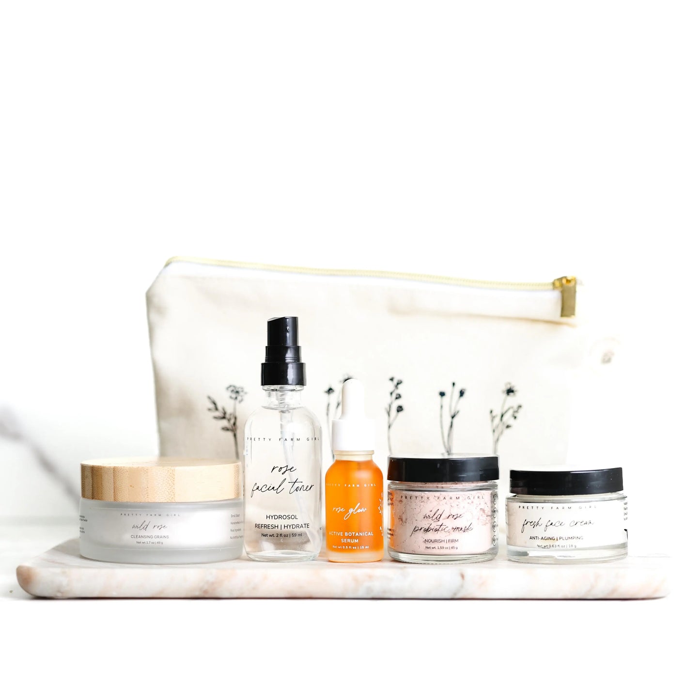 Starter Radiant Clean Beauty Face Kit Pretty farm girl