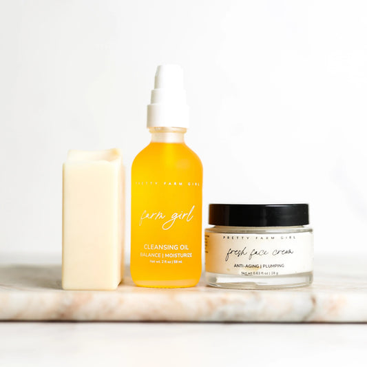 Double Cleansing Kit: Anti-Aging Pretty farm girl