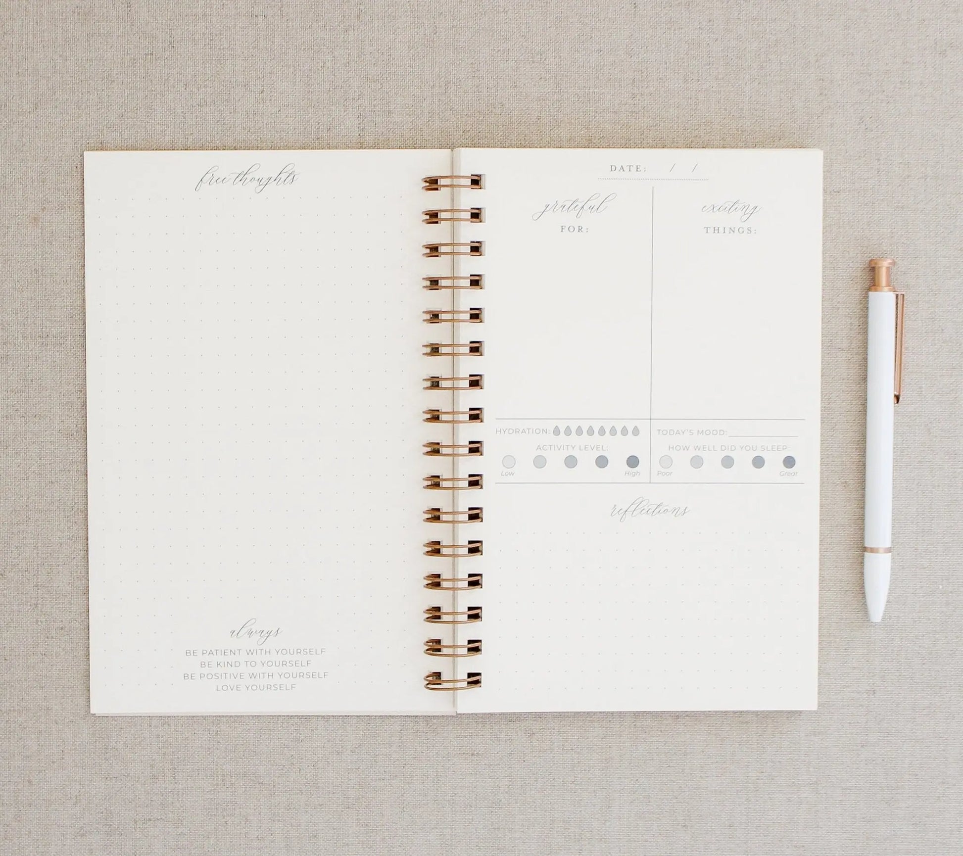 Flourish // Wellness Journal Jen Simpson Design, LLC