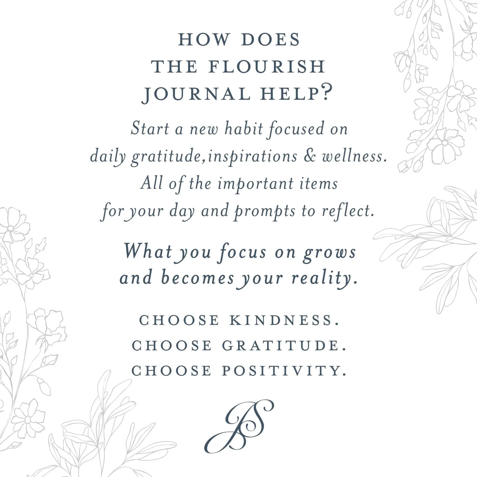 Flourish // Wellness Journal Jen Simpson Design, LLC