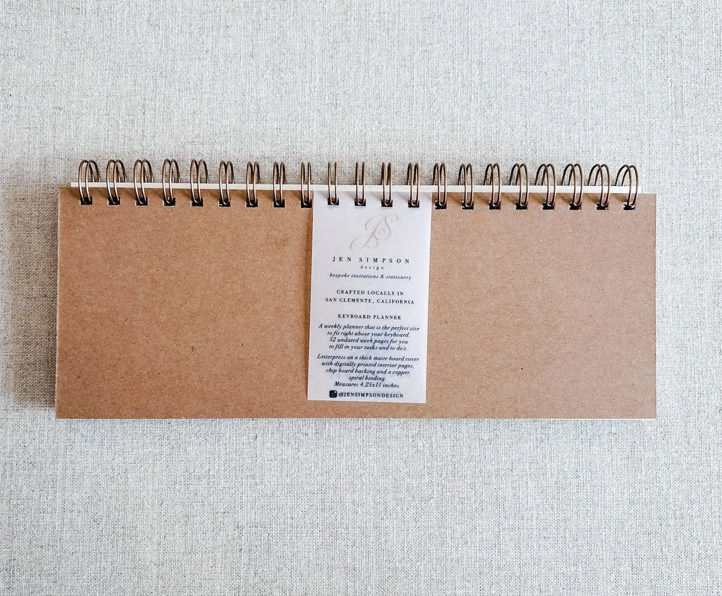 New! Enjoy Now // Keyboard Planner Jen Simpson Design, LLC