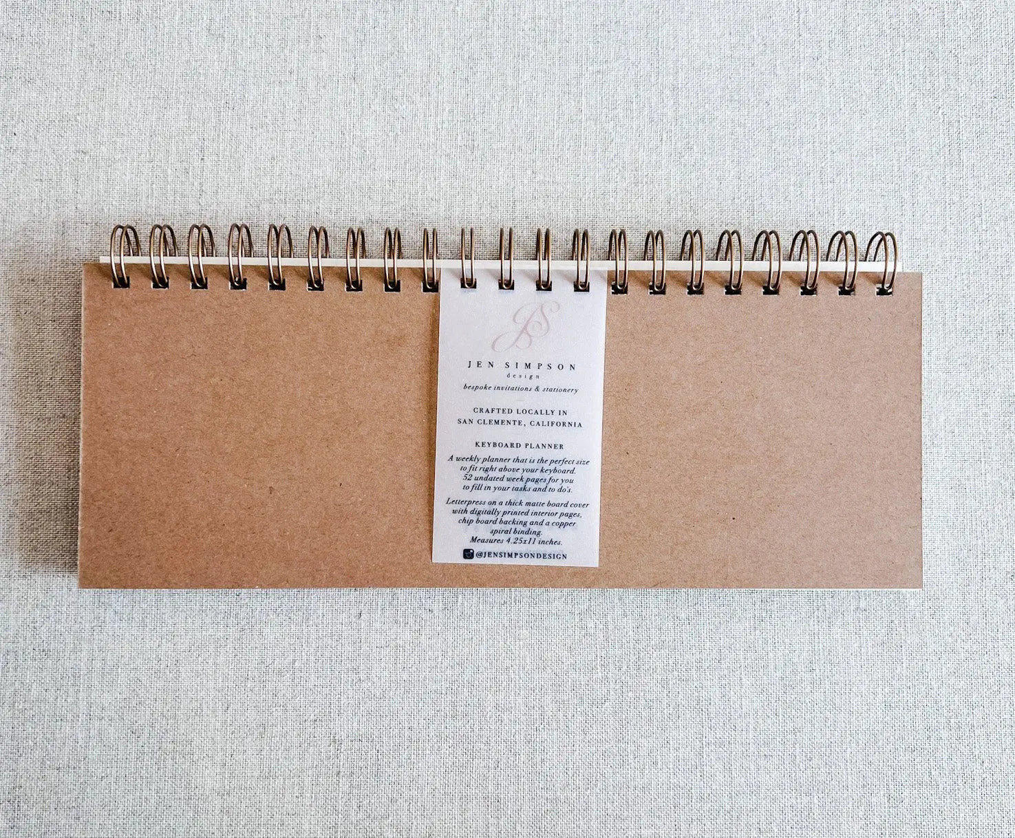 New! Enjoy Now // Keyboard Planner Jen Simpson Design, LLC