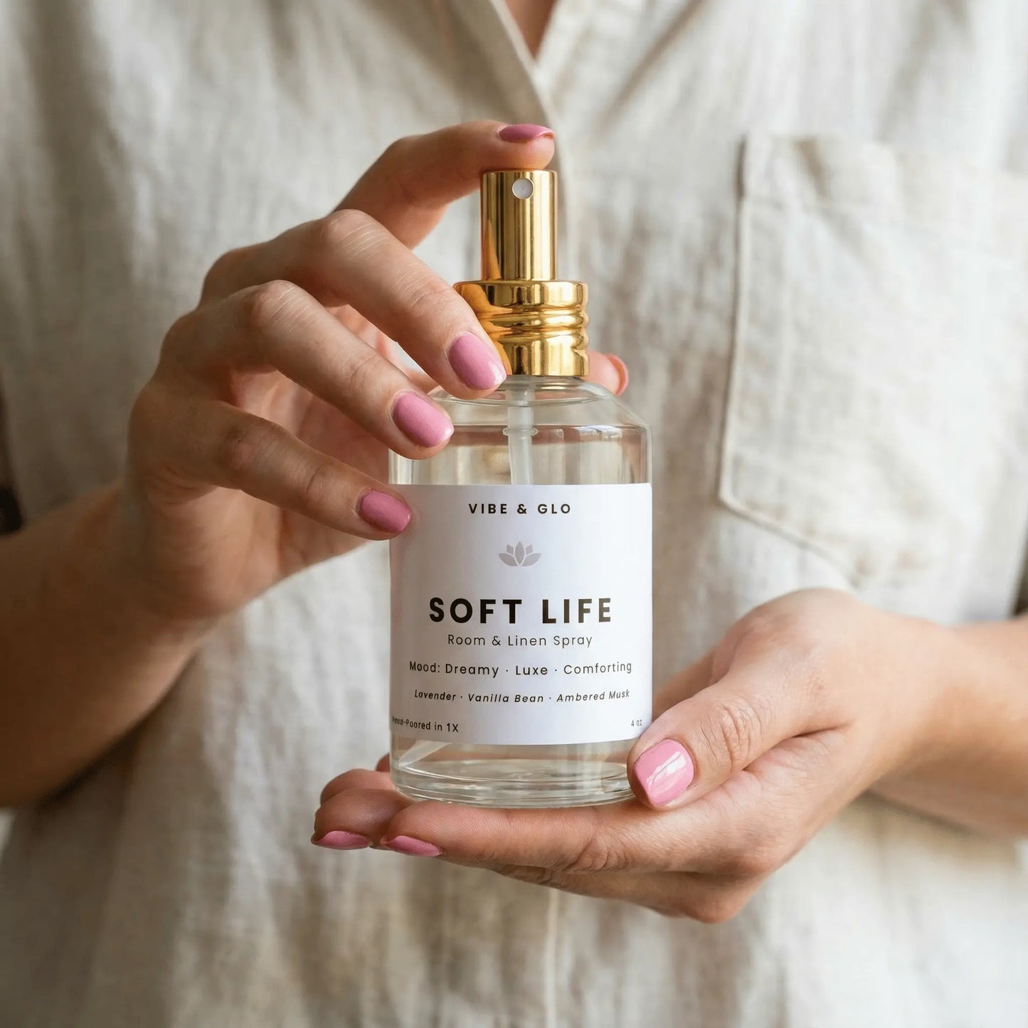 Soft Life - Lavender & Vanilla Room Spray Vibe & Glo Candle Studio