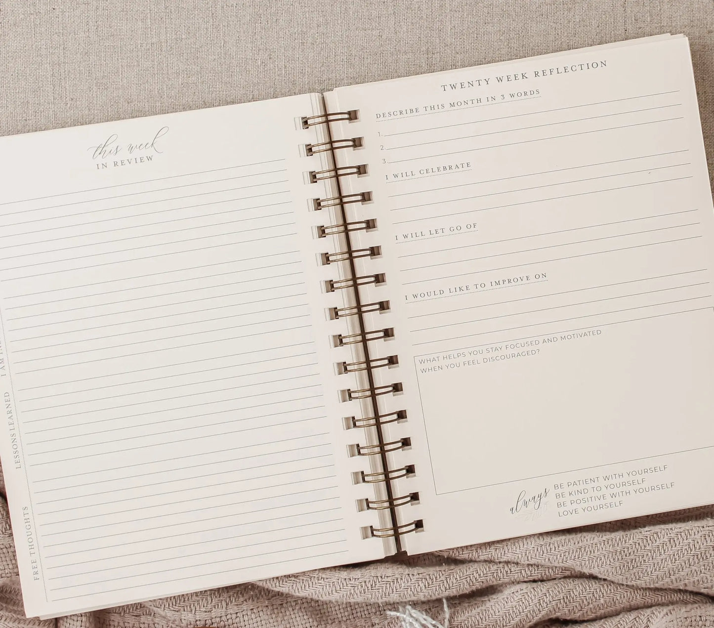 Surround Yourself with Happiness Journal Jen Simpson Design, LLC