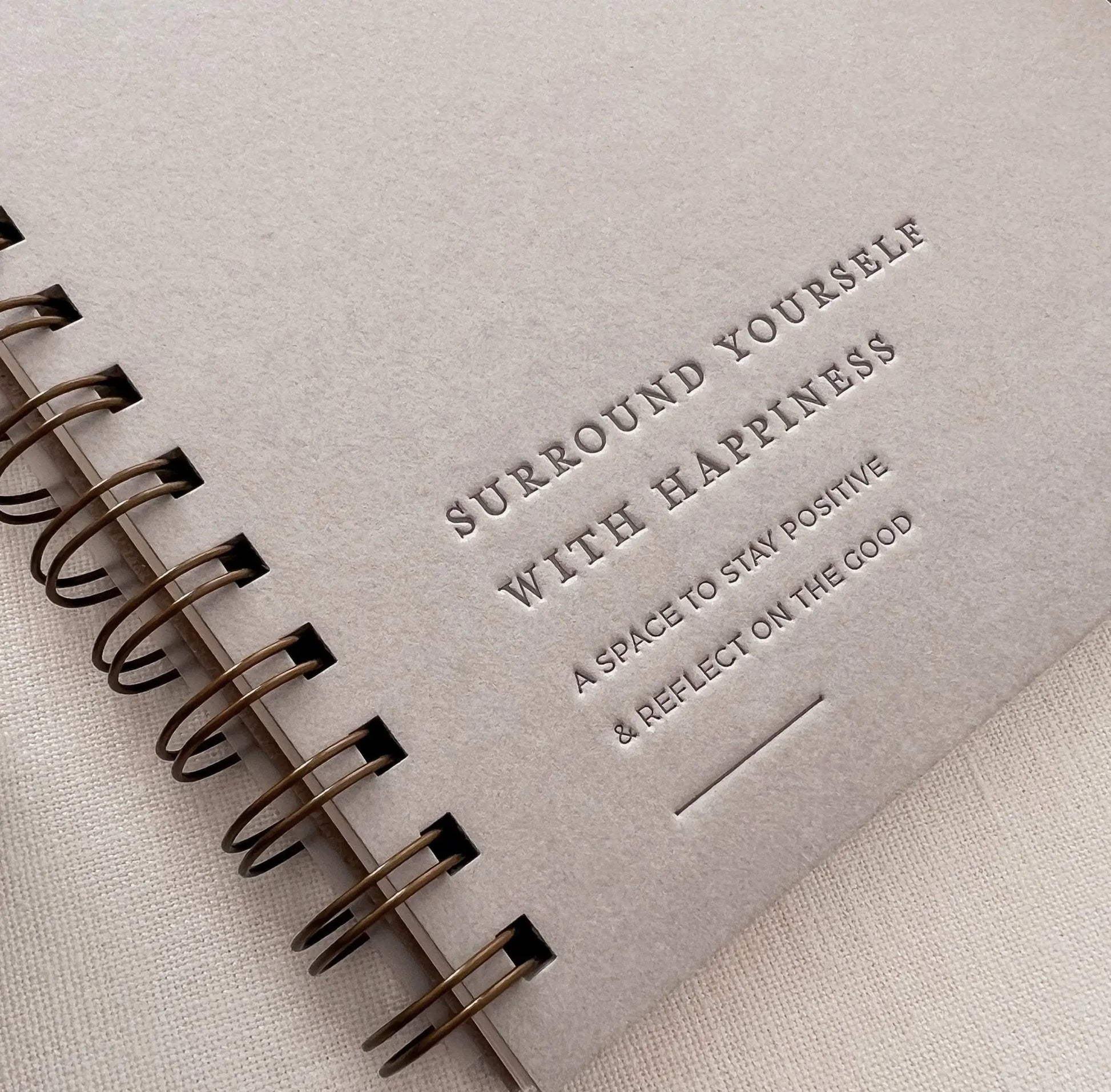 Surround Yourself with Happiness Journal Jen Simpson Design, LLC