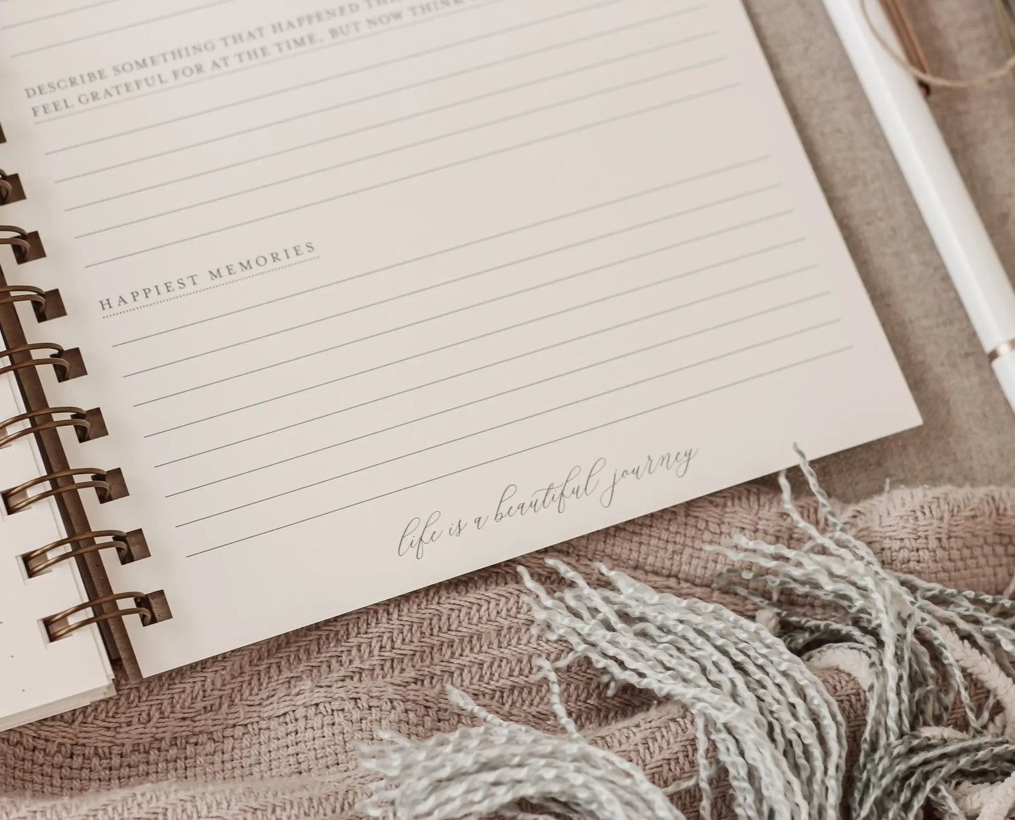 Surround Yourself with Happiness Journal Jen Simpson Design, LLC