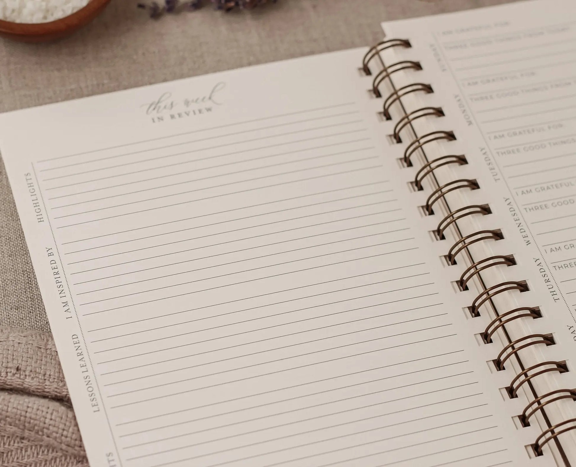 Surround Yourself with Happiness // A Daily Journal to Manifest Happiness, Gratitude, and Personal Growth Jen Simpson Design, LLC