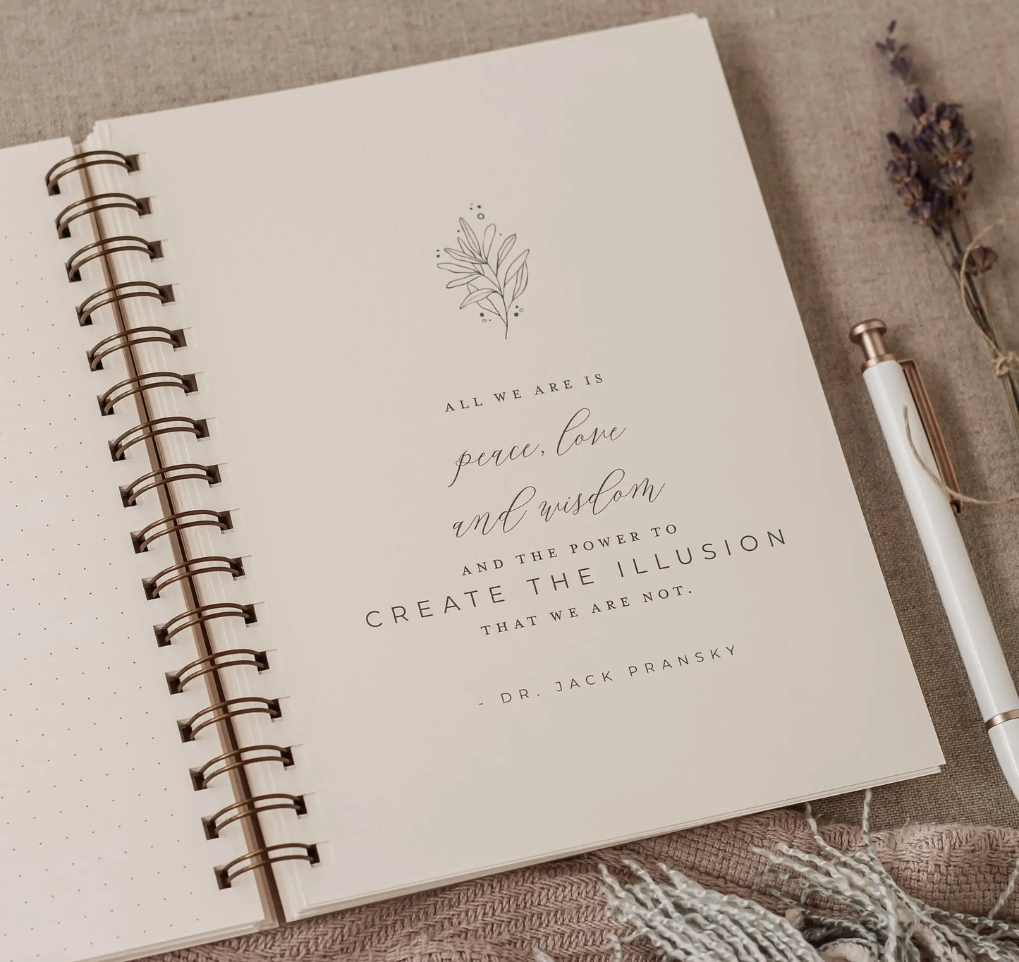 Surround Yourself with Happiness Journal Jen Simpson Design, LLC